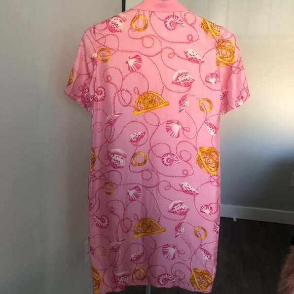 Vintage Celine Silk Twill Shirtdress - Picture 3 of 7